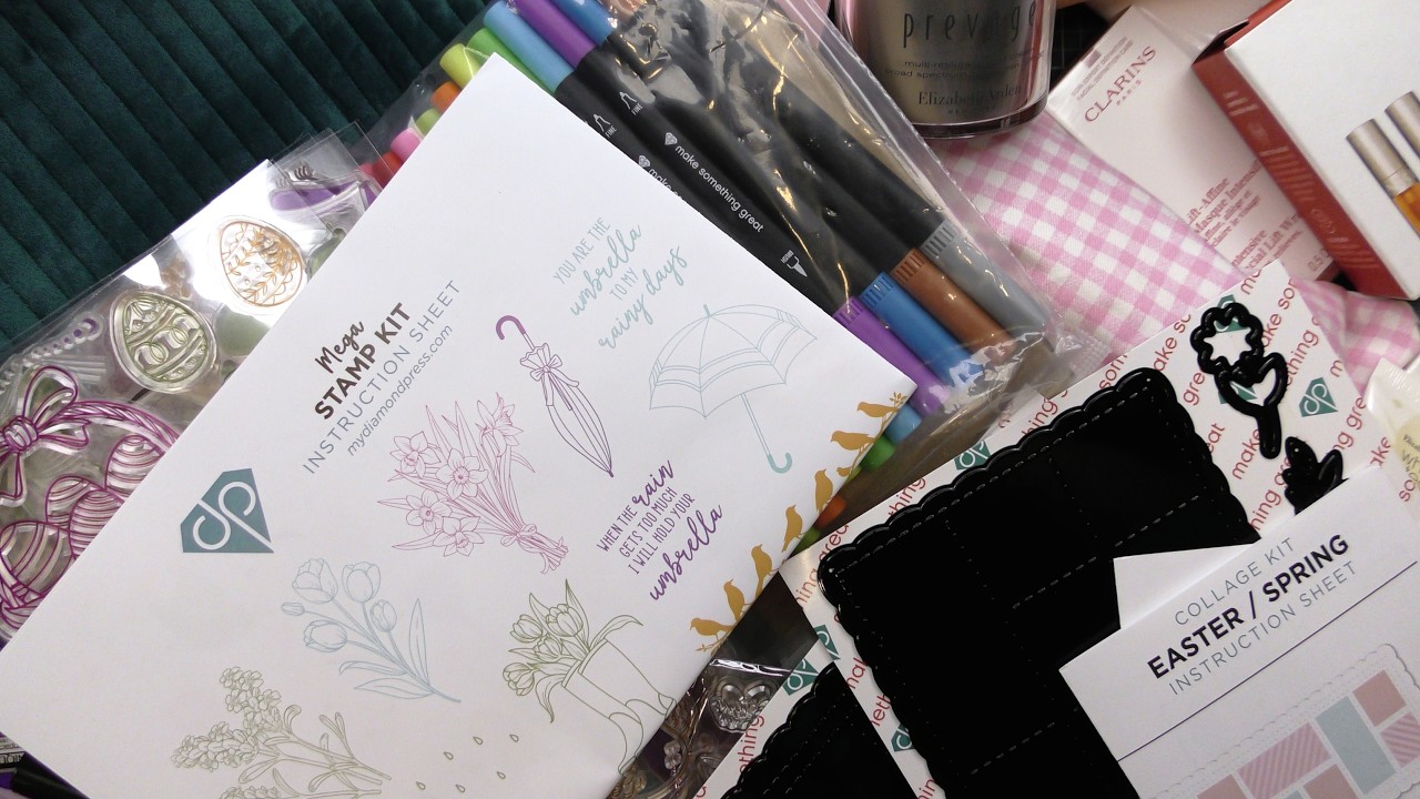 Распаковка и обзор косметики из коллекции Diamond Press Collage & Mega Stamp Collection #1 с авто...