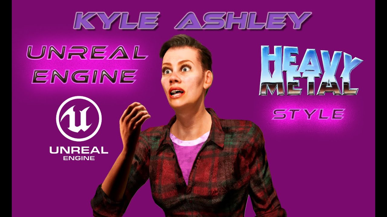 Unreal Engine, Demo in "Heavy Metal" magazine stye.