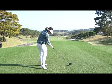 [골프스윙]2022시즌 시드선발전 1위 손예빈의 강력한 드라이버 샷