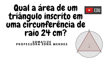 Como calcular o raio de um triângulo inscrito?