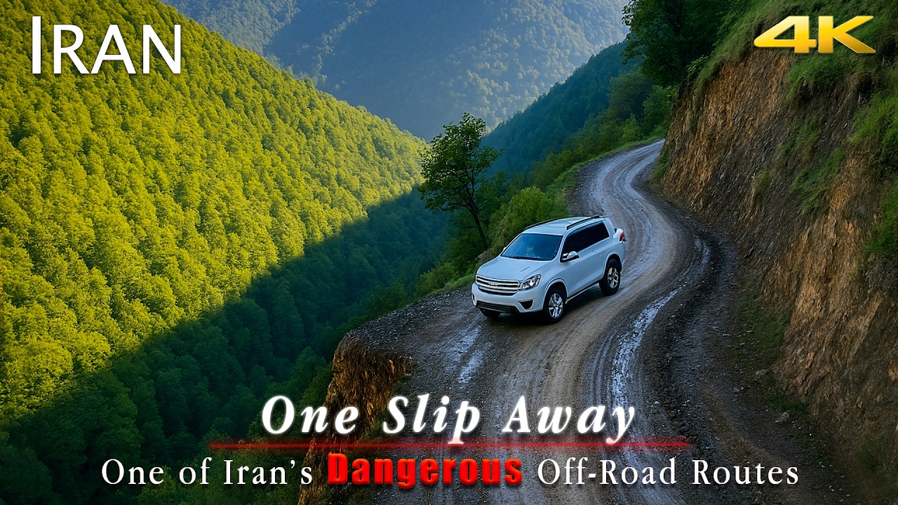 One Slip Away – Iran’s Dangerous Off-Road Above Masuleh