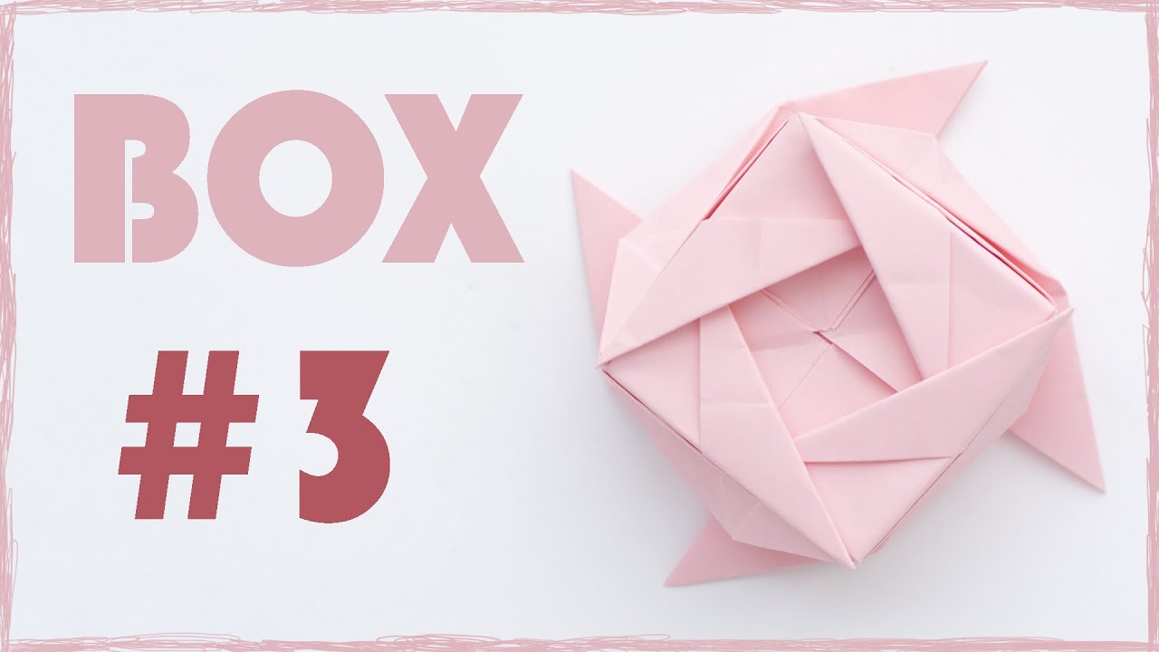 Paper Box tutorial. Paper Box origami. Easy to make - YouTube