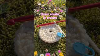 lets make coaster with crochet #crochet