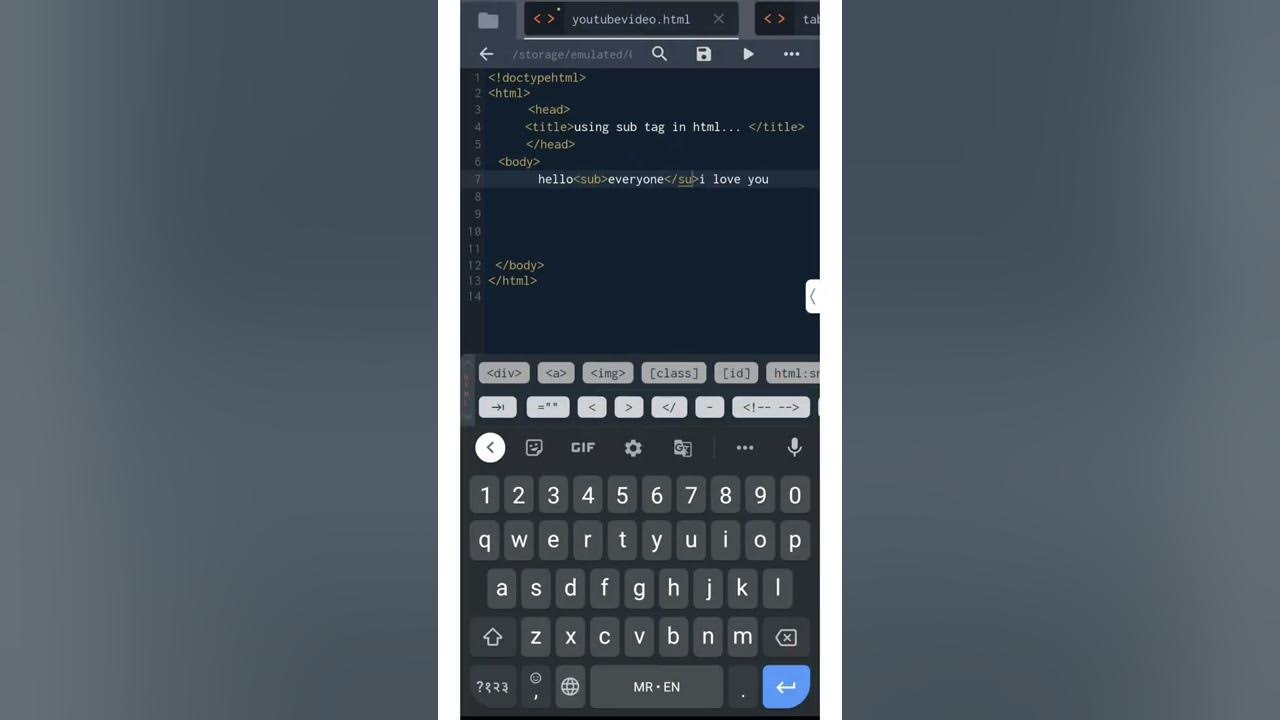 difference-between-sub-and-sup-tag-in-html-html-coder-rizwan-youtube