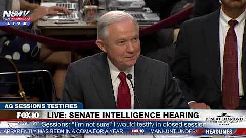 FNN: Jeff Sessions Hints That Being a Senator Was Easier Than Being The One Who Is Testifying