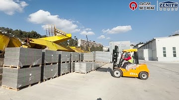 QGM ZN900CG Fully Automatic Concrete Block Machine in YunNan, China