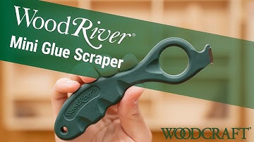 Clean up those glue lines with the WoodRiver Mini Glue Scraper