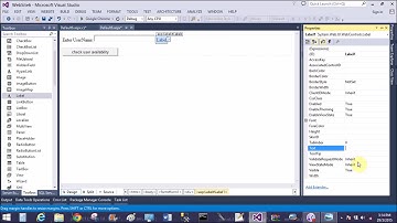 How to check username and email availability in asp.net