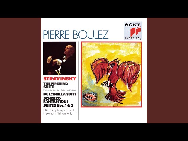 Stravinsky - Pulcinella:Serenata : Orch Philh New York / P.Boulez