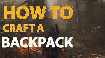 How to Craft a Backpack in SCUM? + Spear and Knife Crafting