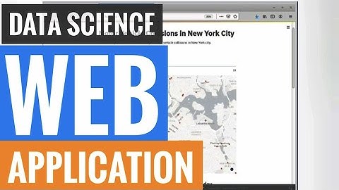 Data Science Web Application using streamlit and Python | Python Web application Project |
