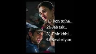 ms.dhoni movie song all / Shushant Singh Rajput ...। bollywood songs mixed.....