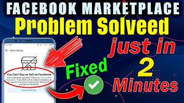 Facebook Marketplace Problem Solve| Fix you can