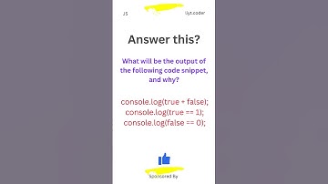 JavaScript Boolean Math: Why Does true + false = 1?