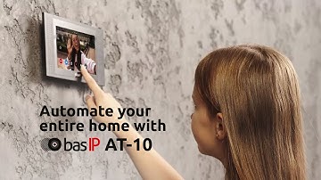 Elevate your home security and ease of living with stylish Bas-IP AT-10 Indoor Panel