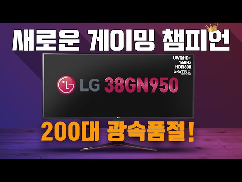 ※국내 최초 공개※ 🖥️모니터 끝판왕🖥️ 새로운 게이밍 챔피언! LG 38GN950 양심 리뷰!
