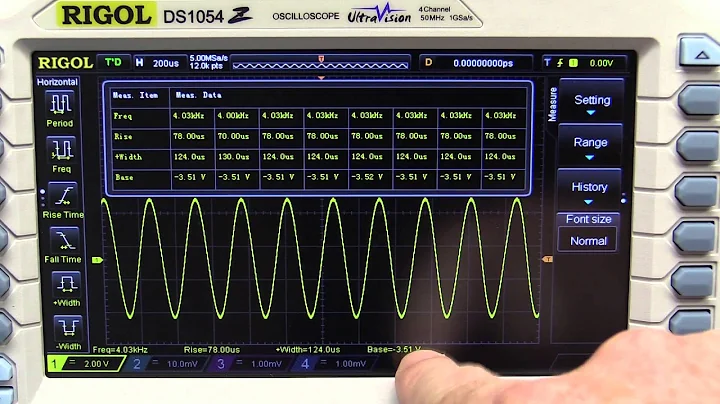 EEVBlog #704 - Rigol DS1054Z Oscilloscope Features Review