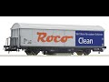 Обзор вагона для чистки полировки рельс Roco Clean