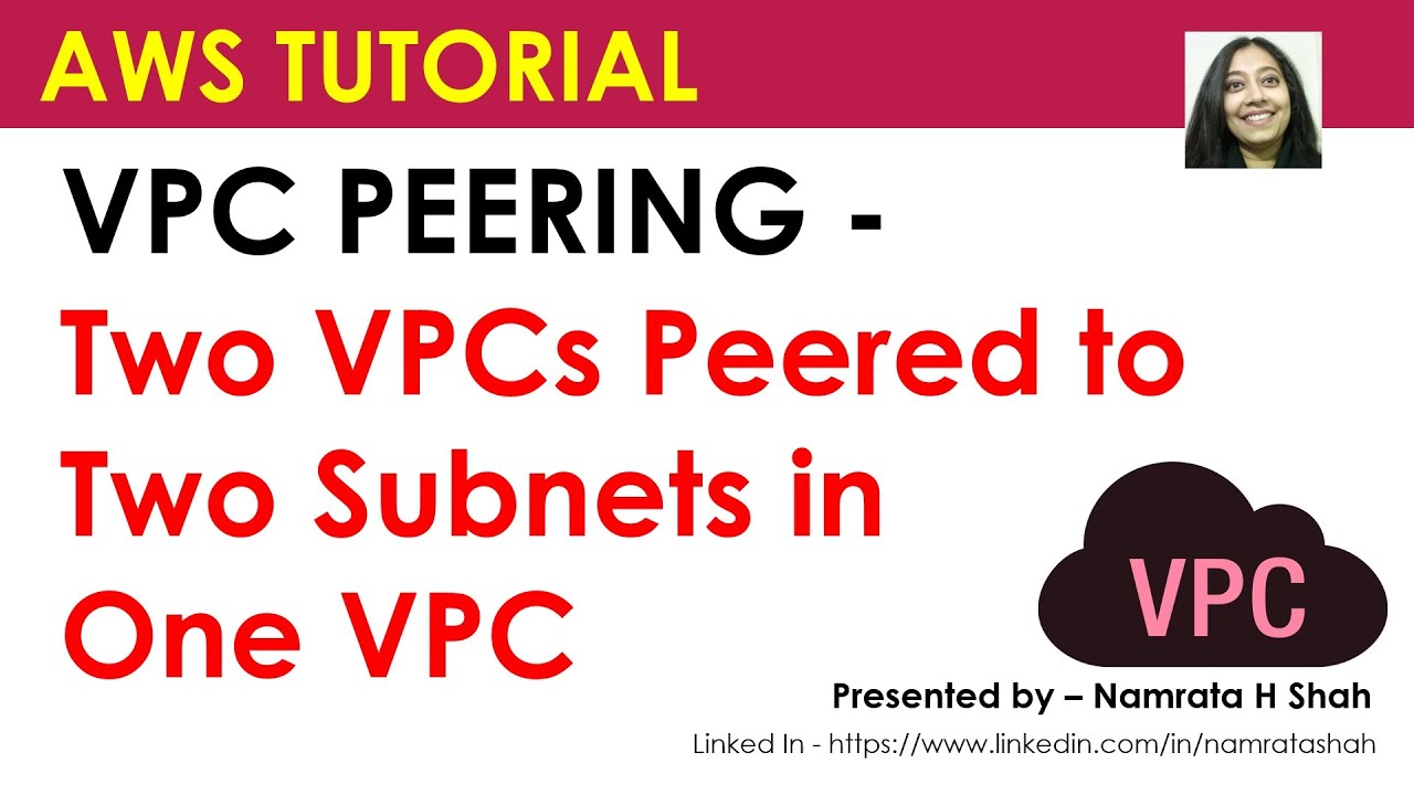 AWS Tutorial - VPC PEERING - Two VPCs Peered to Two Subnets in One VPC ...
