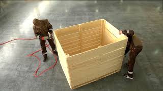 Как собрать деревянный контейнер для хранения овощей by Андрей Шевцов 19,573 views 6 years ago 3 minutes, 15 seconds