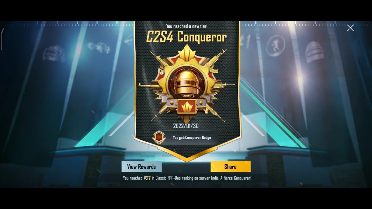 Finally get conqueror C1S4 || get conqueror in bgmi || Bgmi conqueror effect  