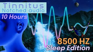 Tinnitus Sound Therapy - 8500 Hz The Waterfall - Sleep Edition 10 hours