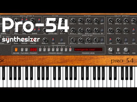 Pro-54 Synthesizer by CMajor (No Talking)