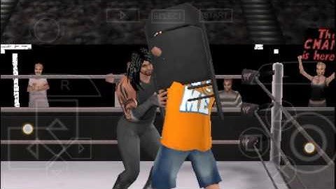 How to hold chair from begining to last in wwe 2011 game