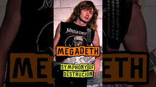 MEGADETH || SYMPHONY OF DESTRUCTION #feedshorts #megadeth #lyrics