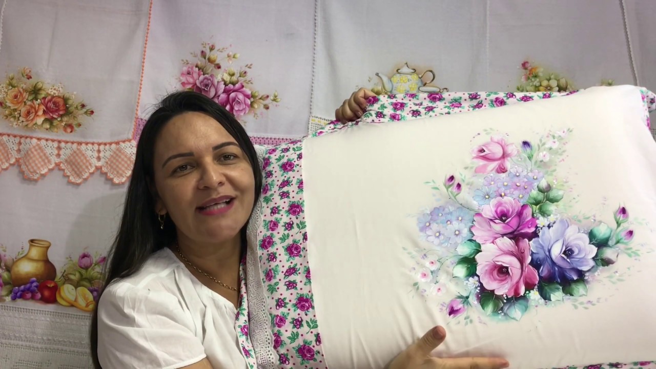 Como Pintar Florzinhas e Folhas- PARTE 01