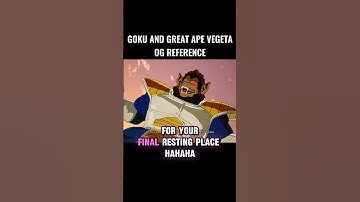 Goku And Great Ape Vegeta Og Reference 🤯 #crashout #goku #sparkingzero #dragonball #dbz