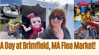 A Day in Brimfield, MA largest Flea Market in 4k!