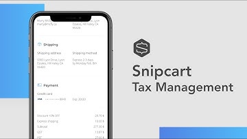 Snipcart Tutorial - Tax Management