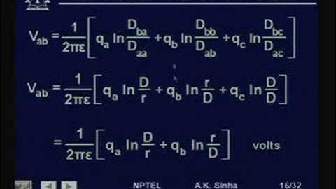 Lecture -5 Transmission Line Capacitance