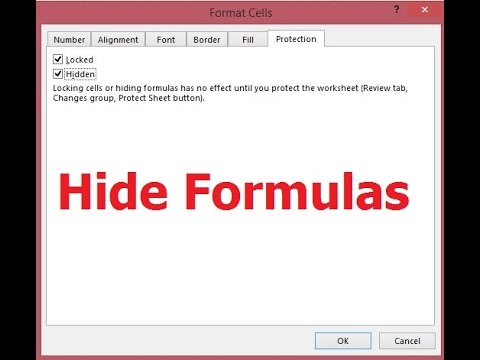 ลืมรหัส excel 2013 New Excel 2013 - How to Hide and Unhide Formula in Worksheet.