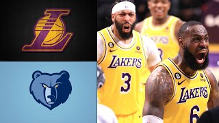 Lakers Vs Grizzlies Lakers Gametimetv Lakers Team Highlights Game 4 2022-2023 Nba Playoffs