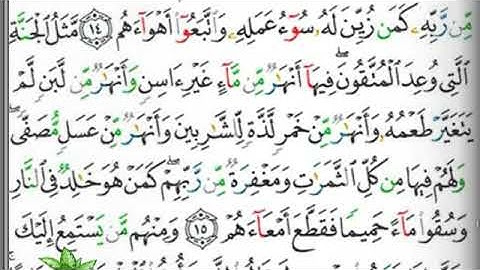 مصحف التجويد صفحة 508 إبراهيم الأخضر 🕋🕋