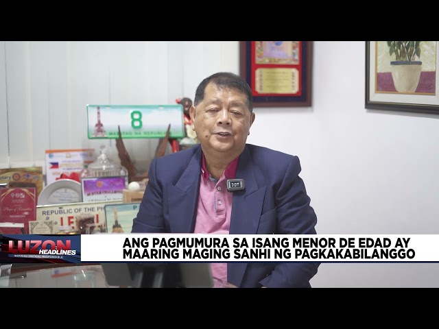 Ang pagmumura sa isang menor de edad ay maaring maging sanhi ng pagkakabilanggo
