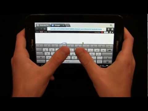 Verizon Samsung Galaxy Tab 2 7.0 Review Part 1