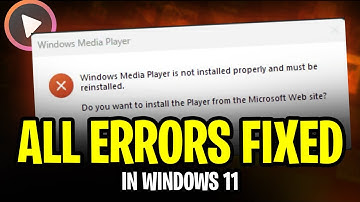 How to Fix All Windows Media Player Issues or Errors in Windows 11 Laptop or PC (2025 UPDATE)
