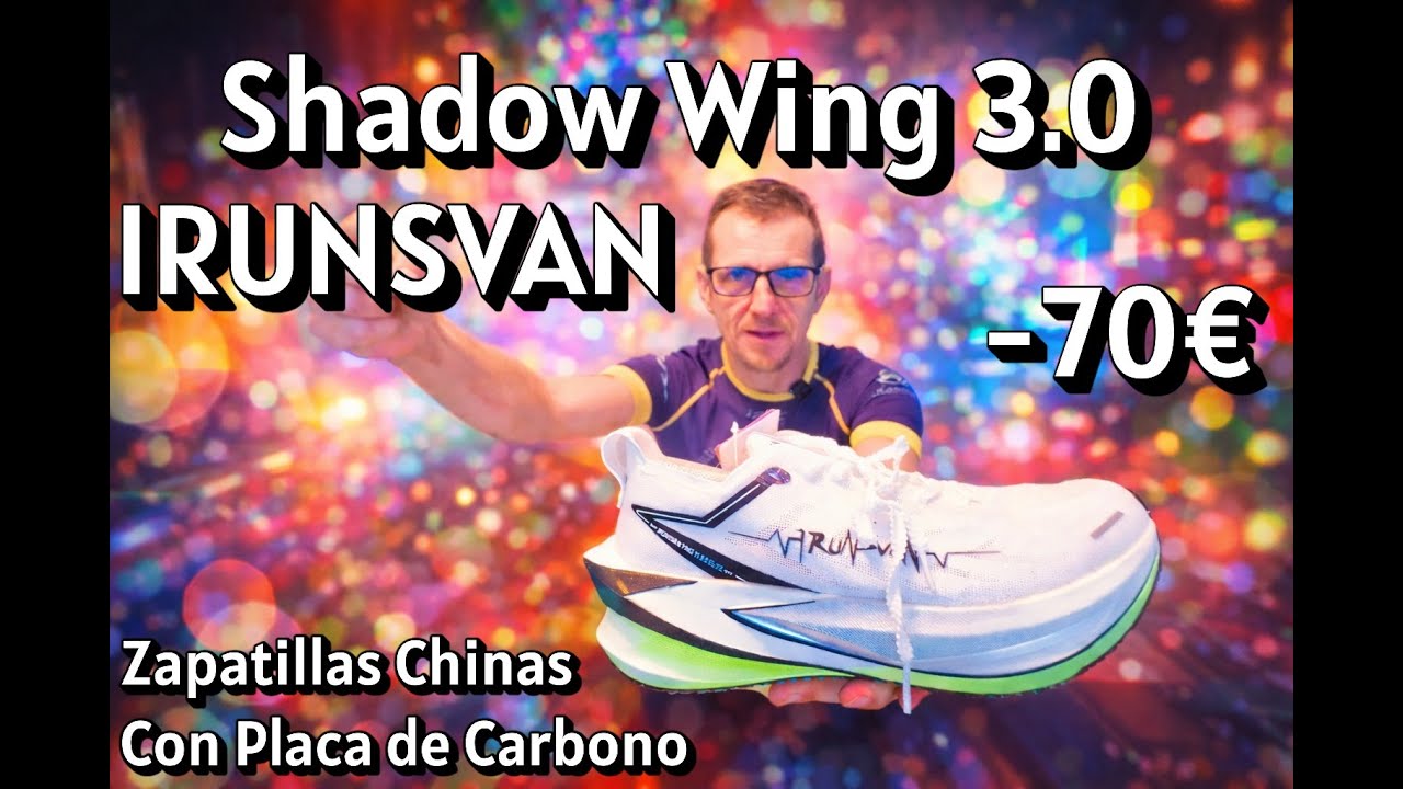 IRUNSVAN Shadow Wing 3.0 | Zapatillas Chinas con Placa de Carbono por menos de 70€ ¿Nivel marca top?