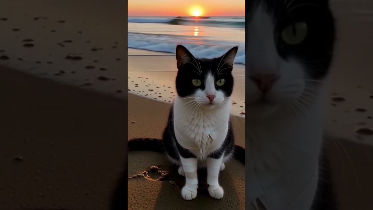 Wounded Soul by the Sea 🌅🐾"