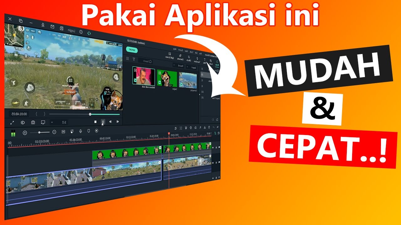 Tutorial..! Cara Edit Video Seperti YouTuber Gaming FILMORA YouTube