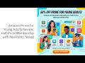 Amazon Prime for Young Adults Review: Half-Price Membership with Real Perks Tested