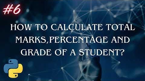 Python program to calculate total marks ,percentage and grade of a student. #python #replit #tech