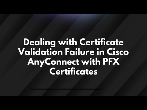 Dealing with Certificate