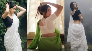 Rashmi Simlai Traditional Saree Photoshoot Beautiful Model Saree Fashion Looks Video