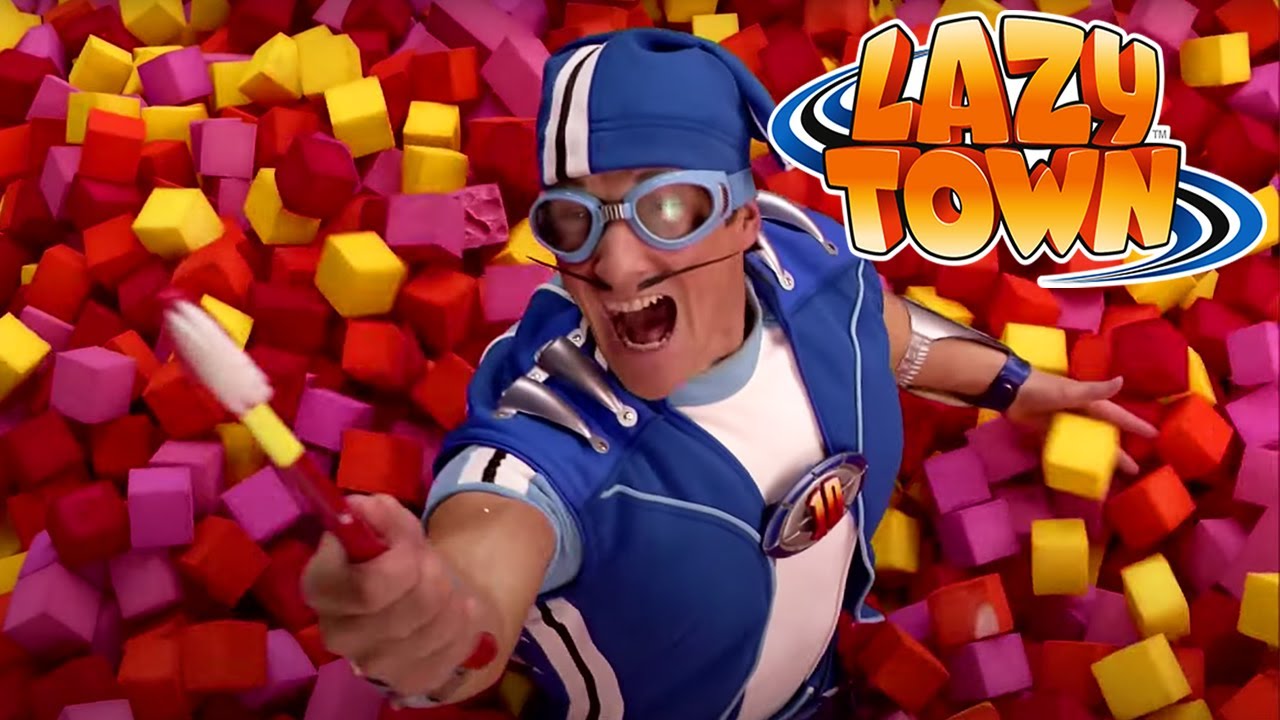 feliz dia del cepillo | Lazy Town en Español