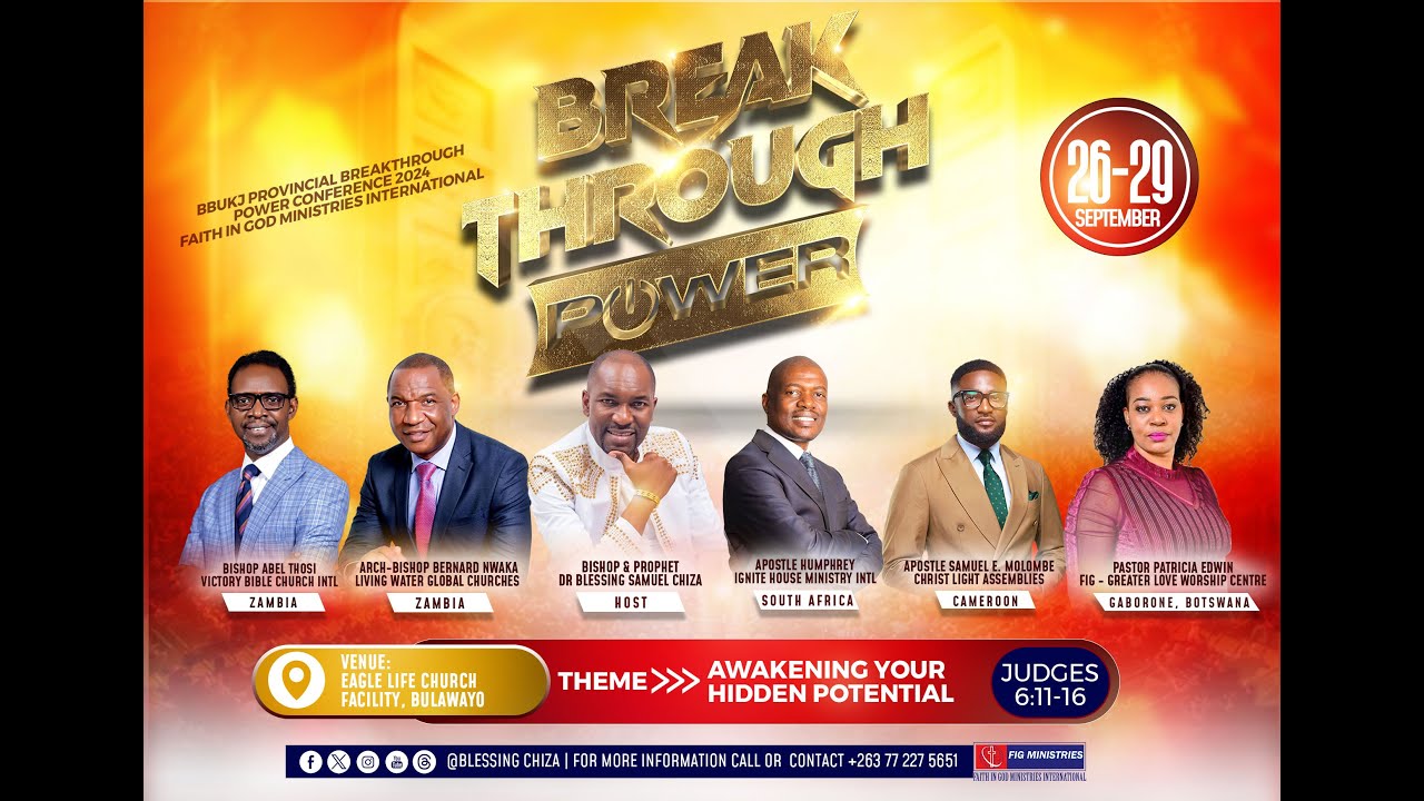BREAKTHROUGH POWER CONFERENCE DAY : SUNDAY SERVICE - YouTube