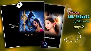 New trending mahadev status videos editing | Viral Aesthetic Lyrics Mahadev Video Editing in Aligh screenshot 1